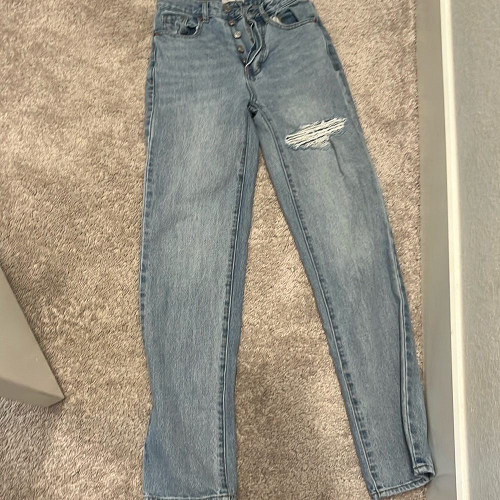 PacSun dad jeans barley worn